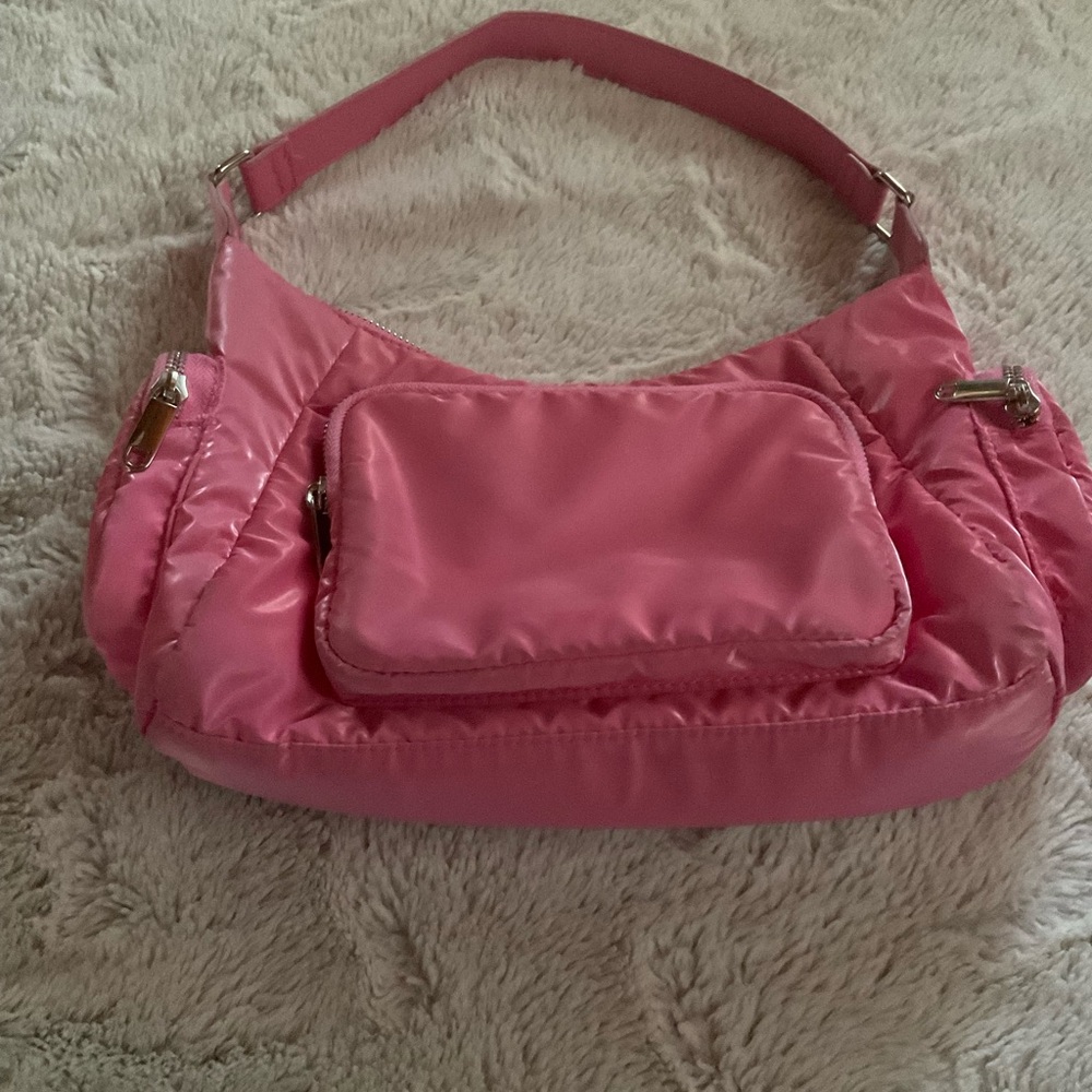 Wild Fable Pink Satchel Bag with multiple pockets